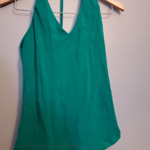 Suzy Shier Signature Green Halter Top - Size M - Picture 2 of 7